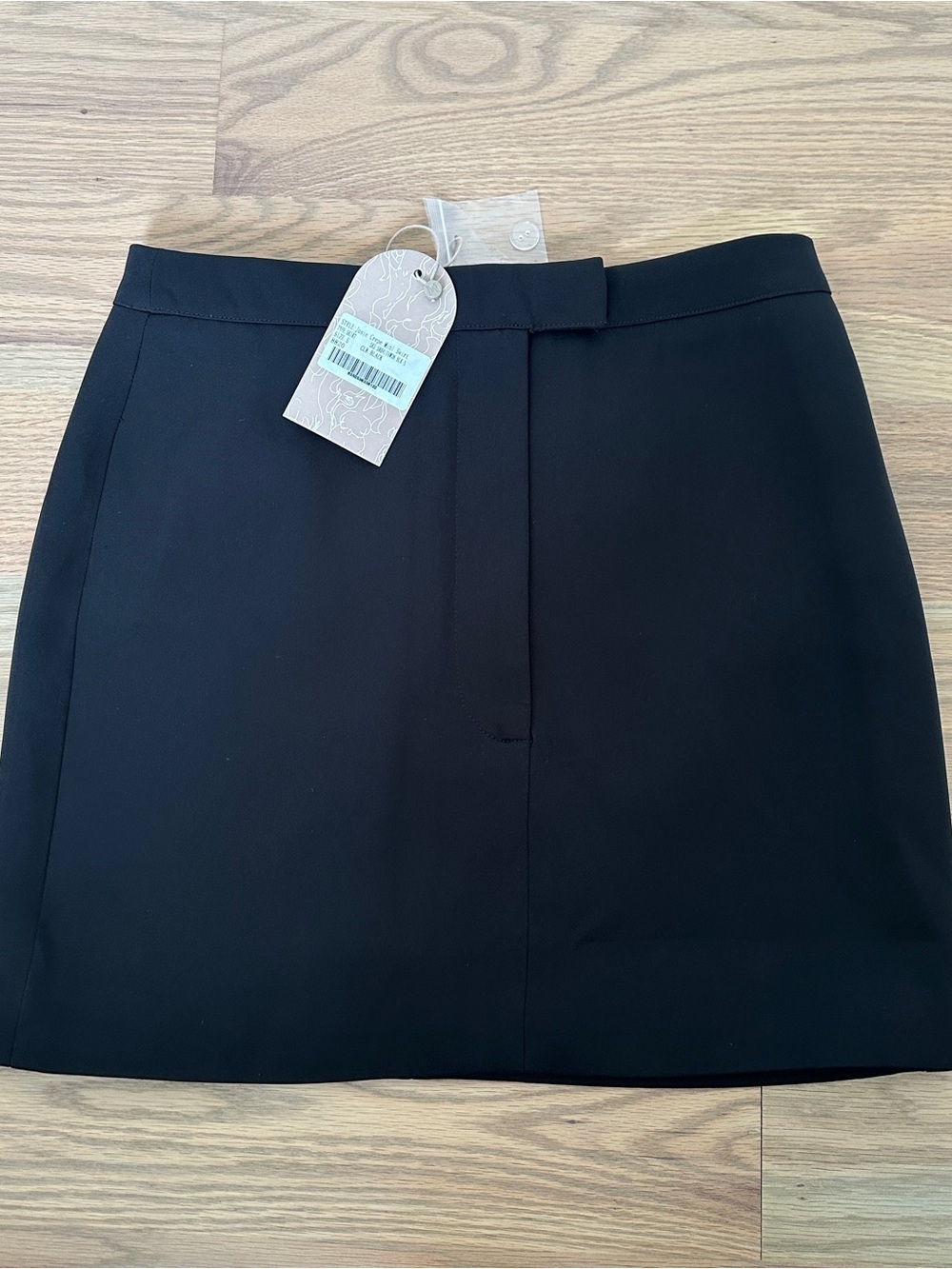 Meshki Josie Black Tailored Mini Skirt